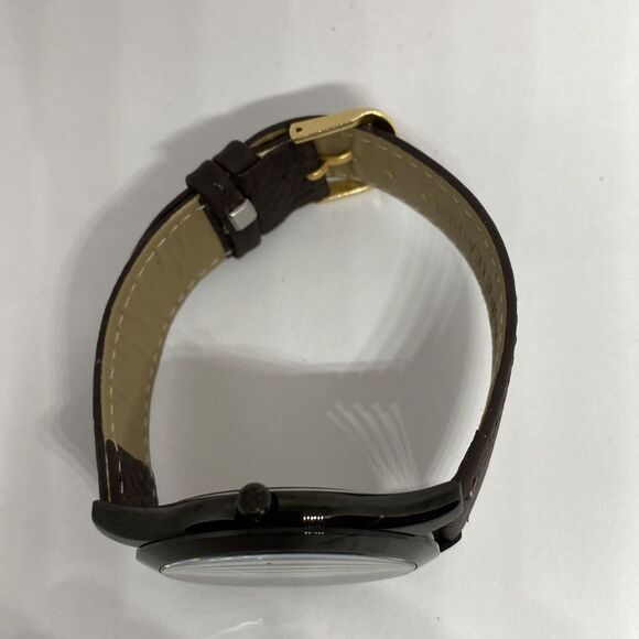 Michael Kors Slim Runway MK3221 Women's Brown Leather Analog Dial Watch JK594 - Picture 8 of 12